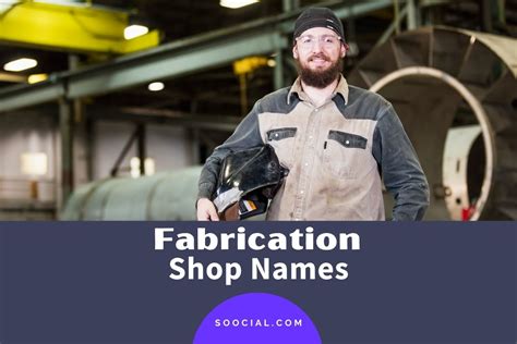 metal fabrication workshop names|unique metal fabrication names.